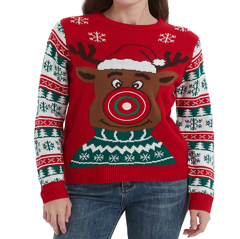 Custom ugly Christmas sweater designs manufactured by Qite Garments