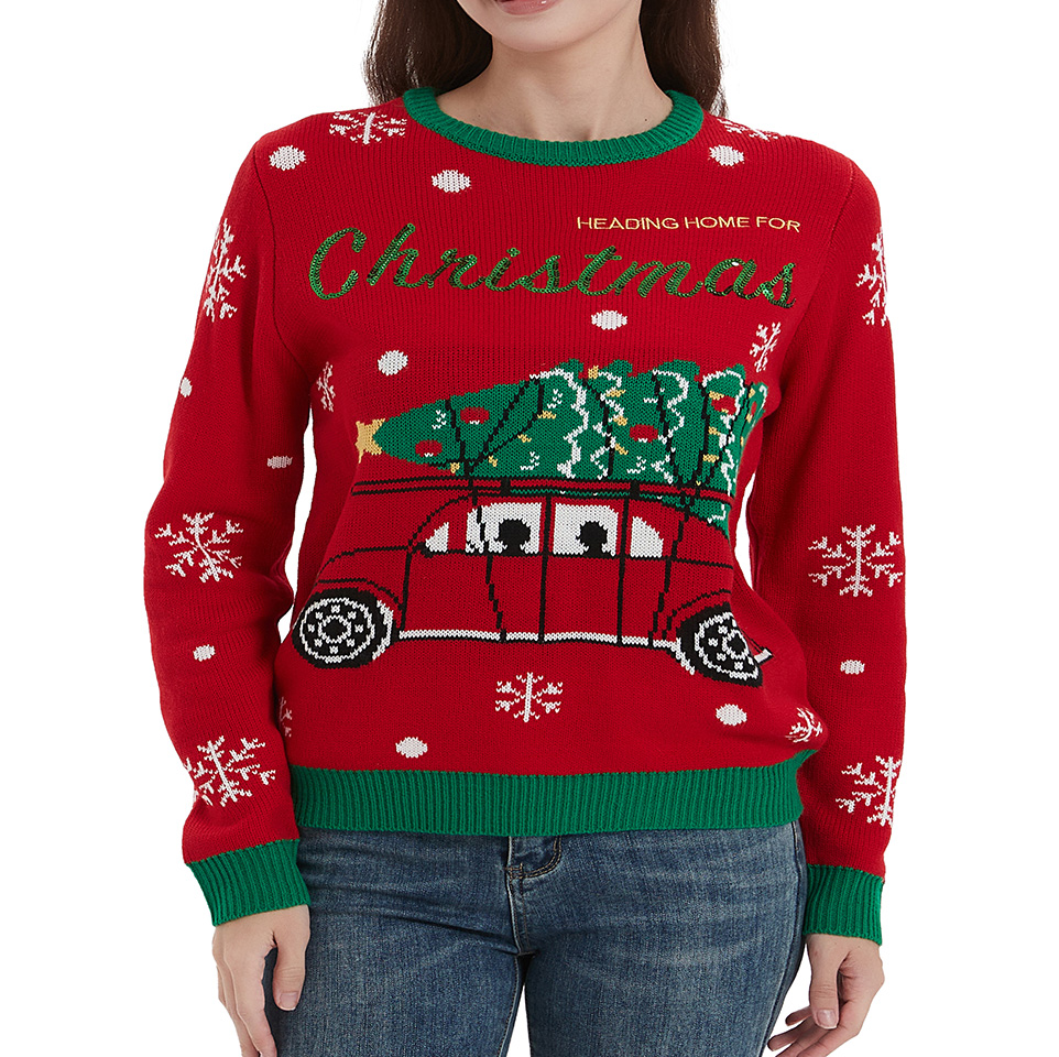 Custom ugly Christmas sweater designs manufactured by Qite Garments