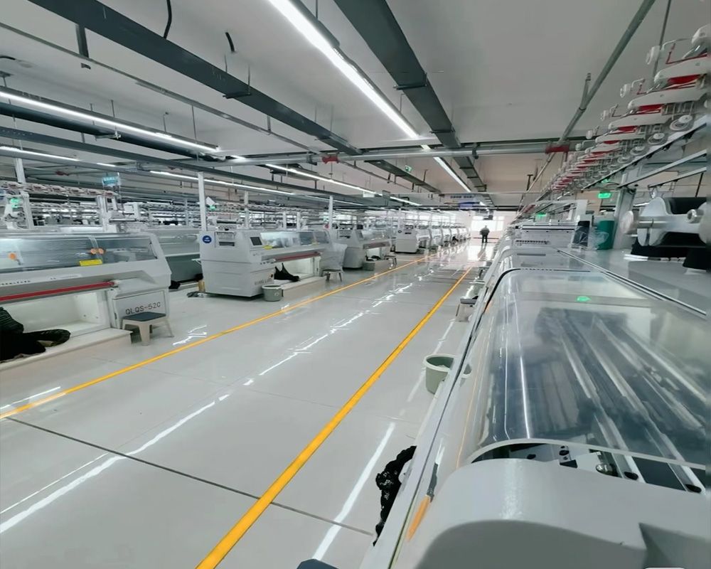Workplace safety management in knitwear production quality control