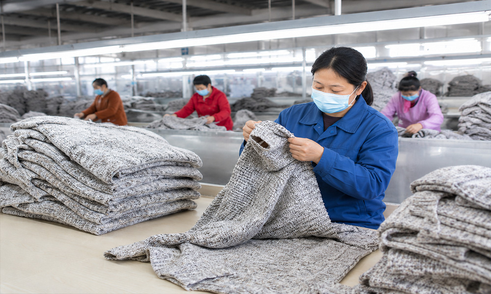 Knitwear workmanship inspection
