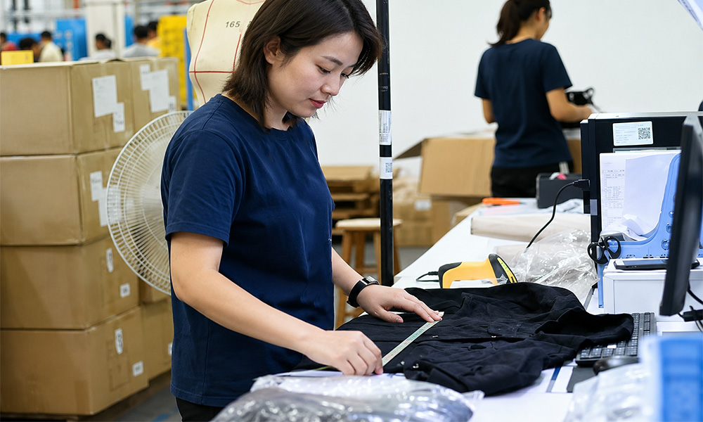 Sweater sample approval before bulk production