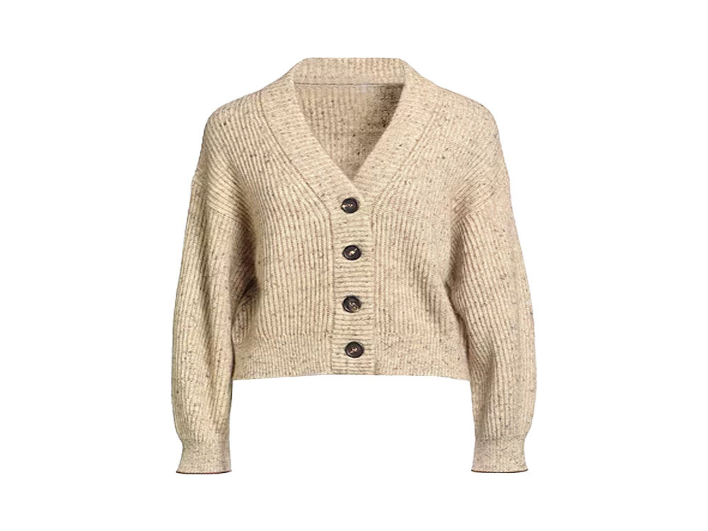 Custom cardigan sweater for private label production