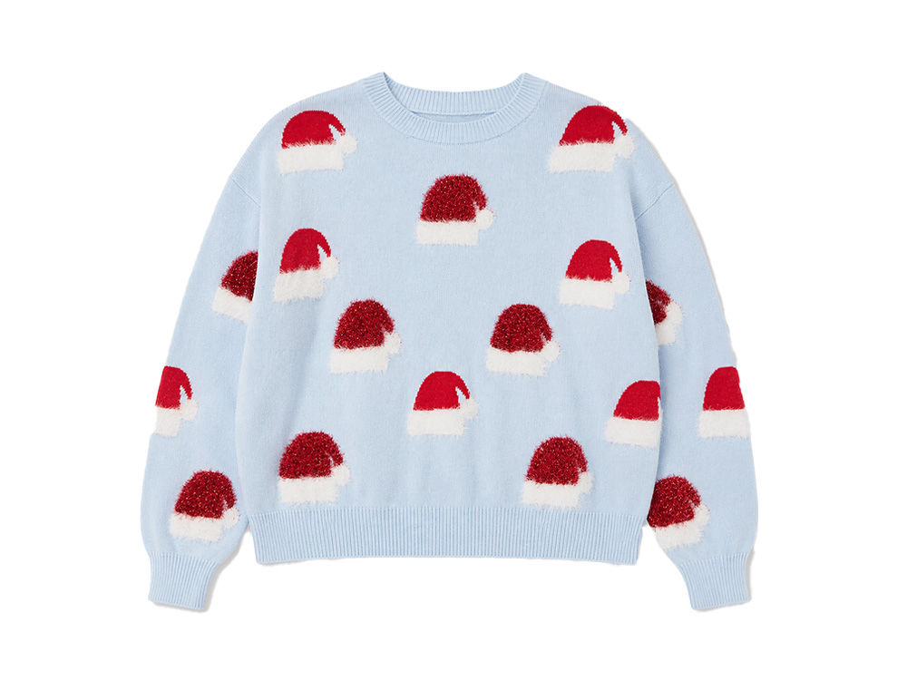 Custom embroidered sweater for branded collections