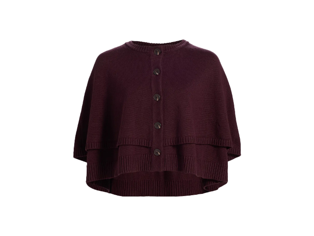 Custom poncho sweater for private label production